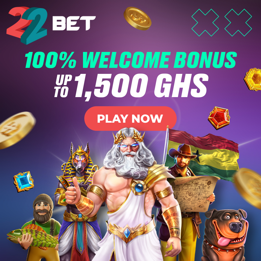 22bet Ghana welcome bonus