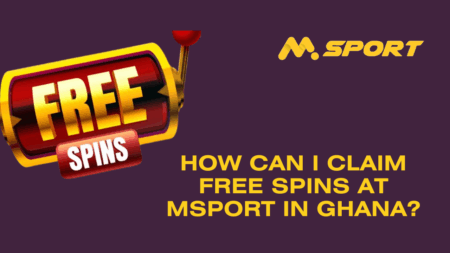 How can I claim free spins at MSport in Ghana?