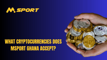 What cryptocurrencies does MSport Ghana accept?