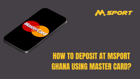 How to deposit at MSport Ghana using Master Card?