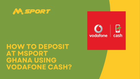 How to deposit at MSport Ghana using Vodafone Cash?