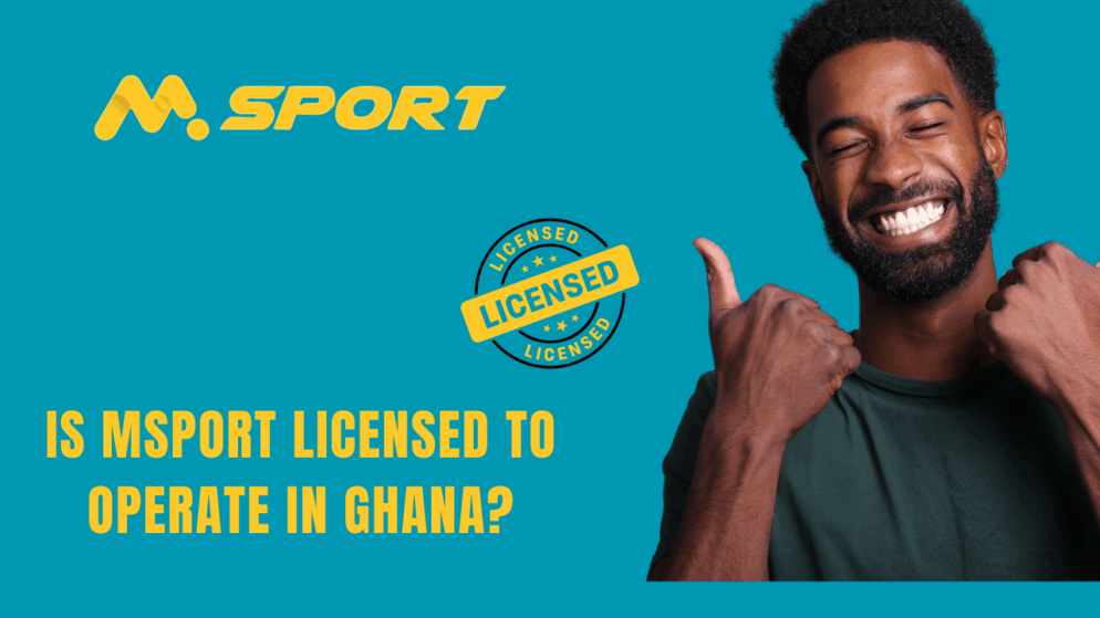 Is MSport licensed to operate in Ghana?